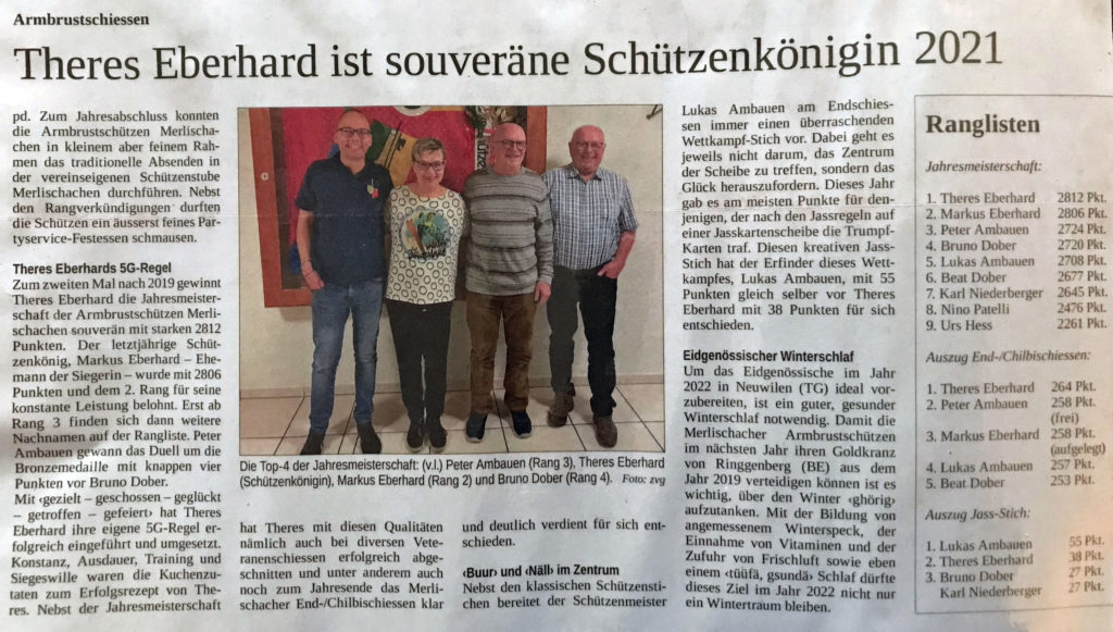 Jahresmeiterschaft 2021